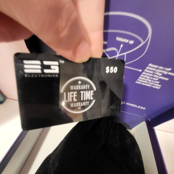 E3 electronics headphones maximum sound quality comes w/ a warranty lifetime nib - Picture 6 of 16